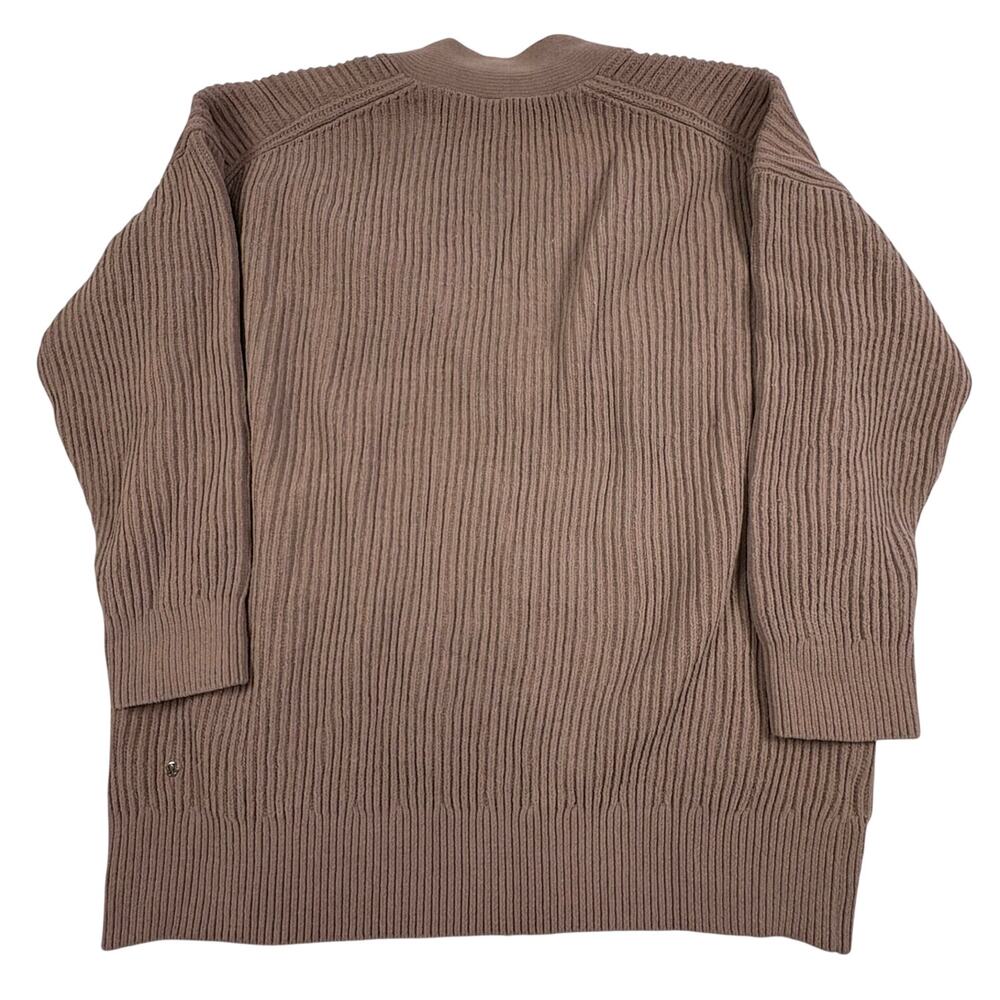 Lululemon Knit Button-Front Cardigan Sweater Women's XL Taupetastic NWT - Picture 3 of 12